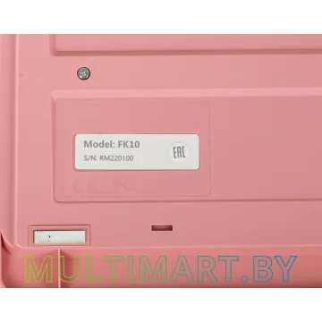 Комплект клавиатура + мышь A4Tech Fstyler F1010 (белый/розовый) картинка 9